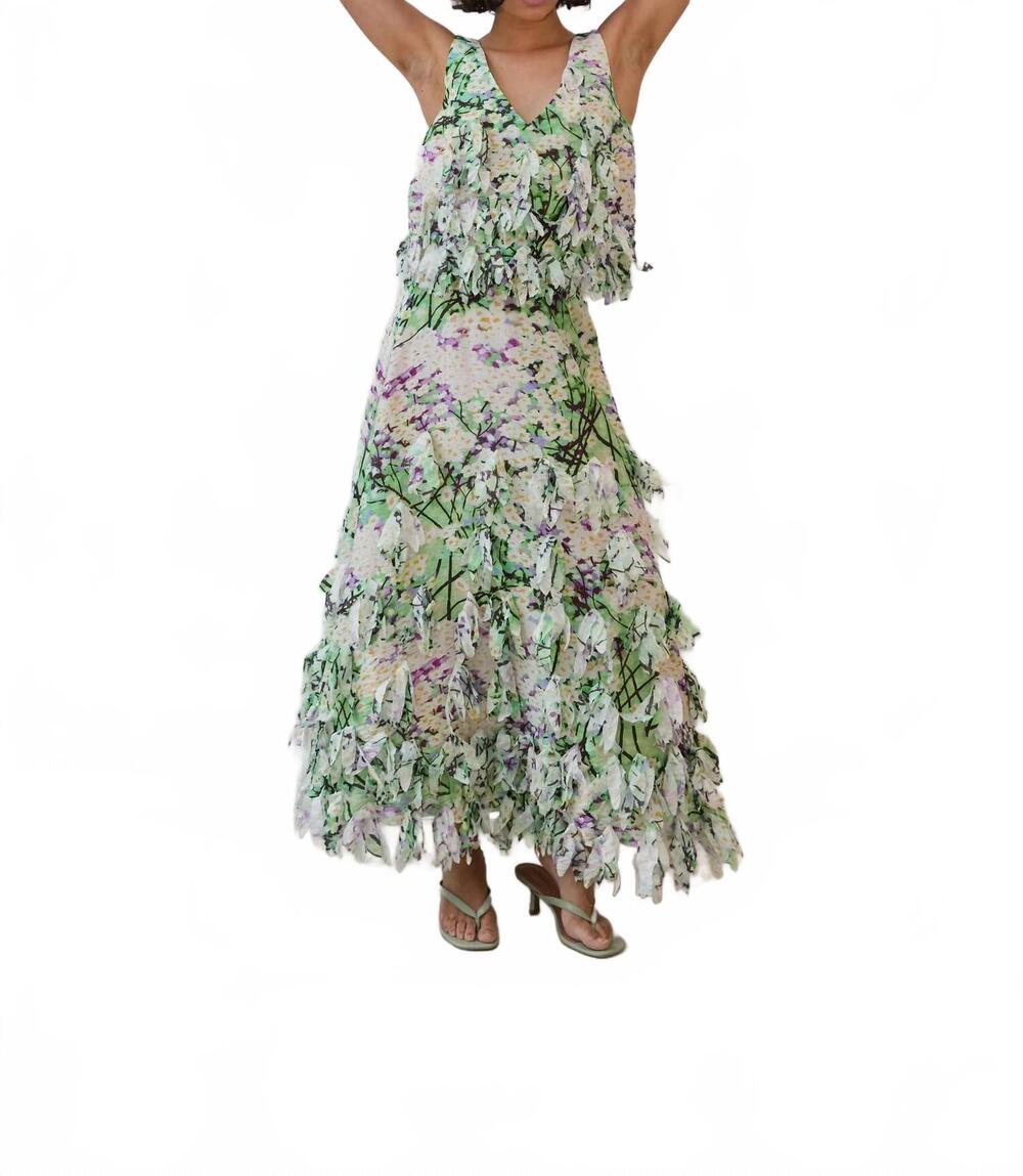 NEW HOPE FOR FLOWERS embellished shell sleeveless blouse in secret garden